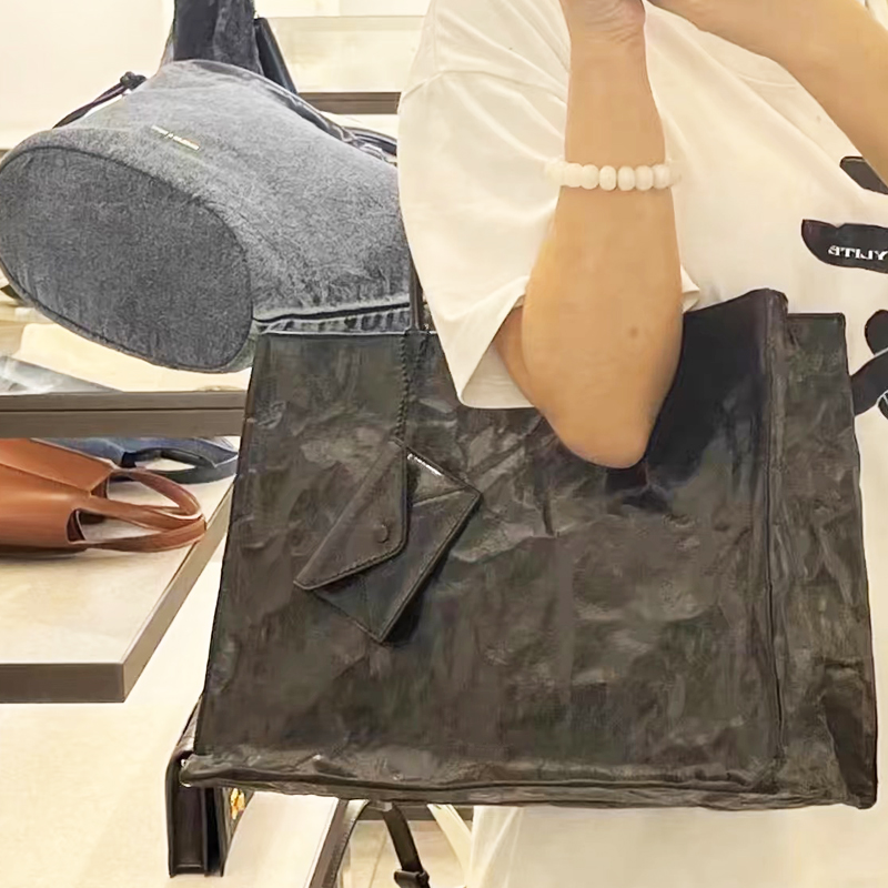 Korean Casual Kraft Paper Tote - đánh giá và giá Luxury Bags And Accessories