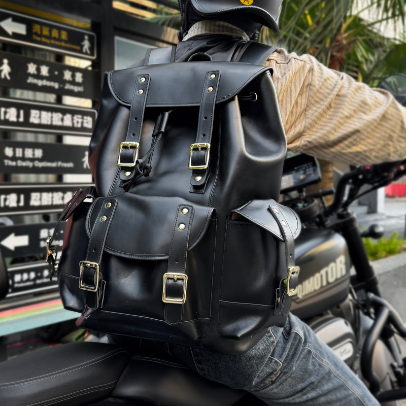 New Arrivals Leather Backpack  - đánh giá và giá Luxury Bags For Men