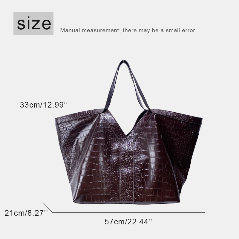 Oversized Crocodile Pattern To - đánh giá và giá Luxury Bags 2026