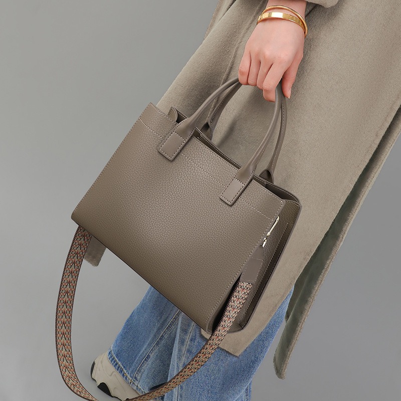Genuine Leather Satchel Bag fo - đánh giá và giá Structured Handbag Top Handle