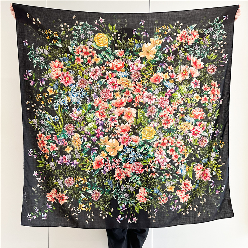 Winter Wool Silk Scarf Luxury  - đánh giá và giá Luxury Bags And Accessories