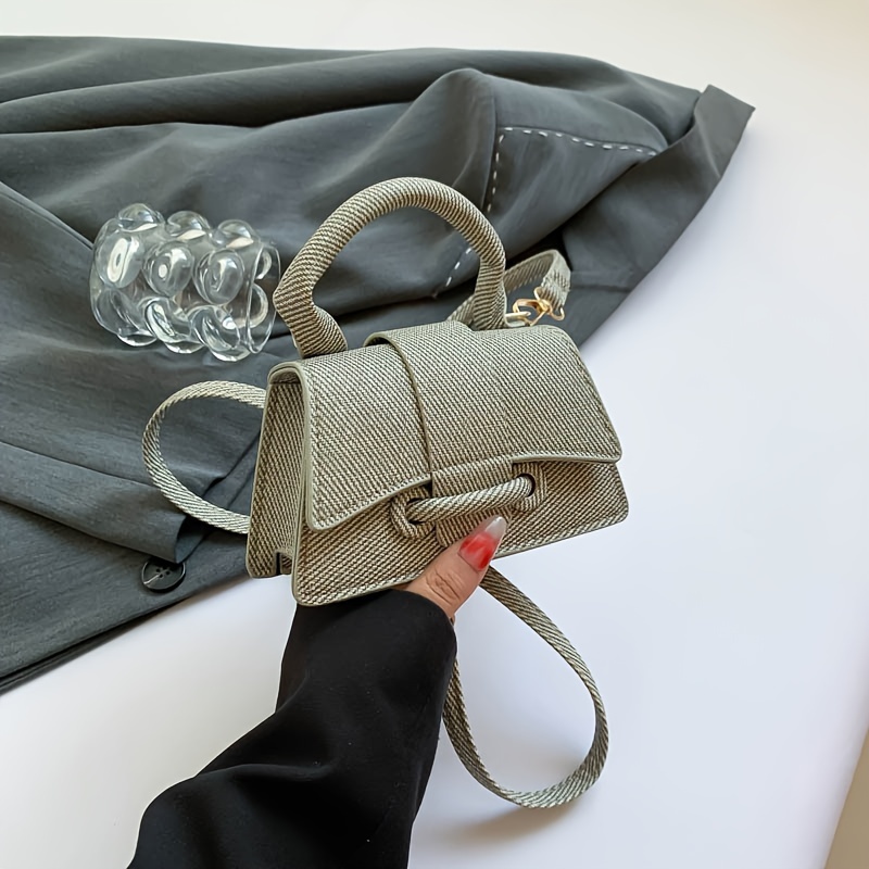 Women's Fashion Woven Mini Han - đánh giá và giá Structured Handbag Top Handle