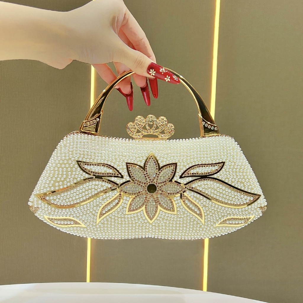 Top Handle Bag Floral Wedding  - đánh giá và giá Structured Handbag Top Handle
