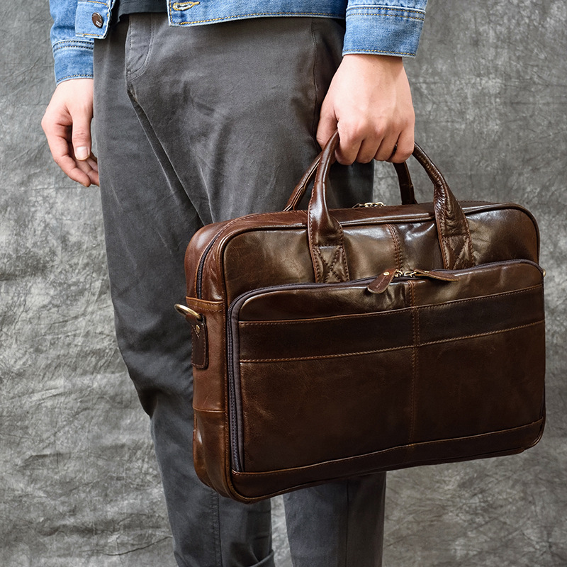 Luxury Genuine Leather Handbag - đánh giá và giá Luxury Bags For Men