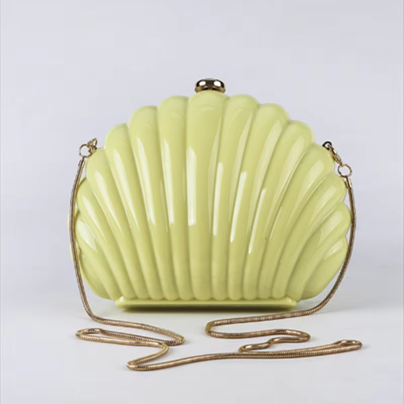 Lady Mini Shell Bag Acrylic Hi - đánh giá và giá Luxury Bags Yellow