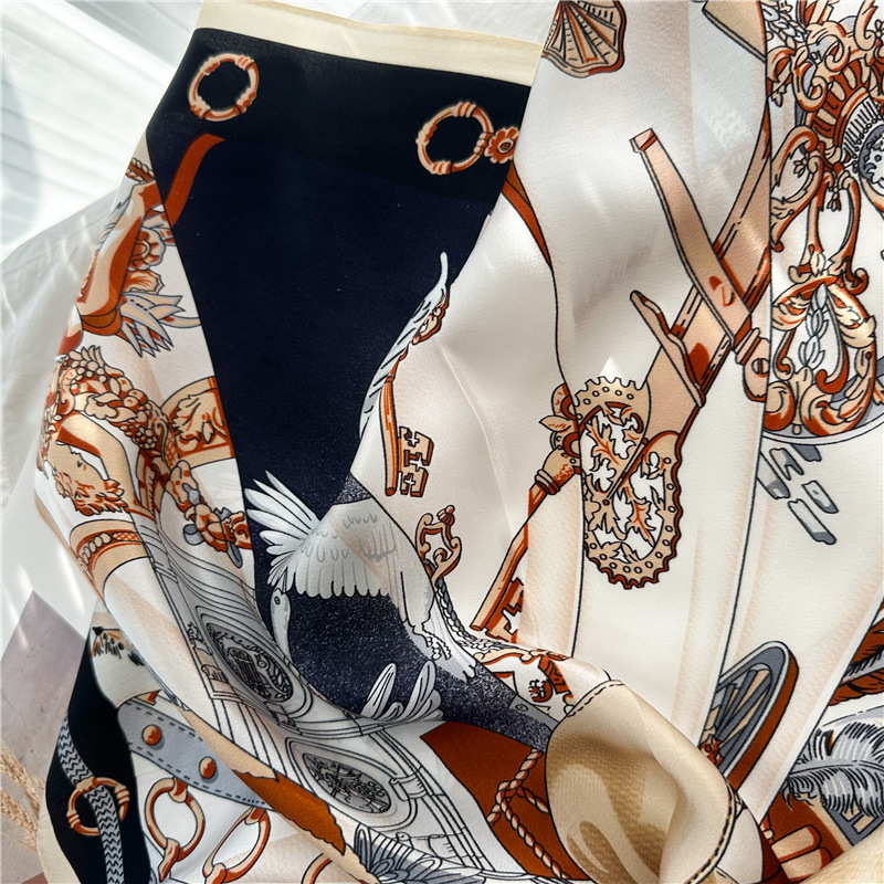 Summer Silk Scarf Women Soft S - đánh giá và giá Luxury Bags And Accessories