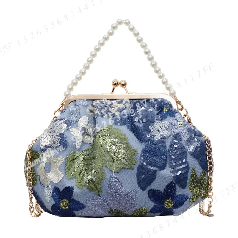 Flower Sequin Embroidered Pear - đánh giá và giá Luxury Bags For Men