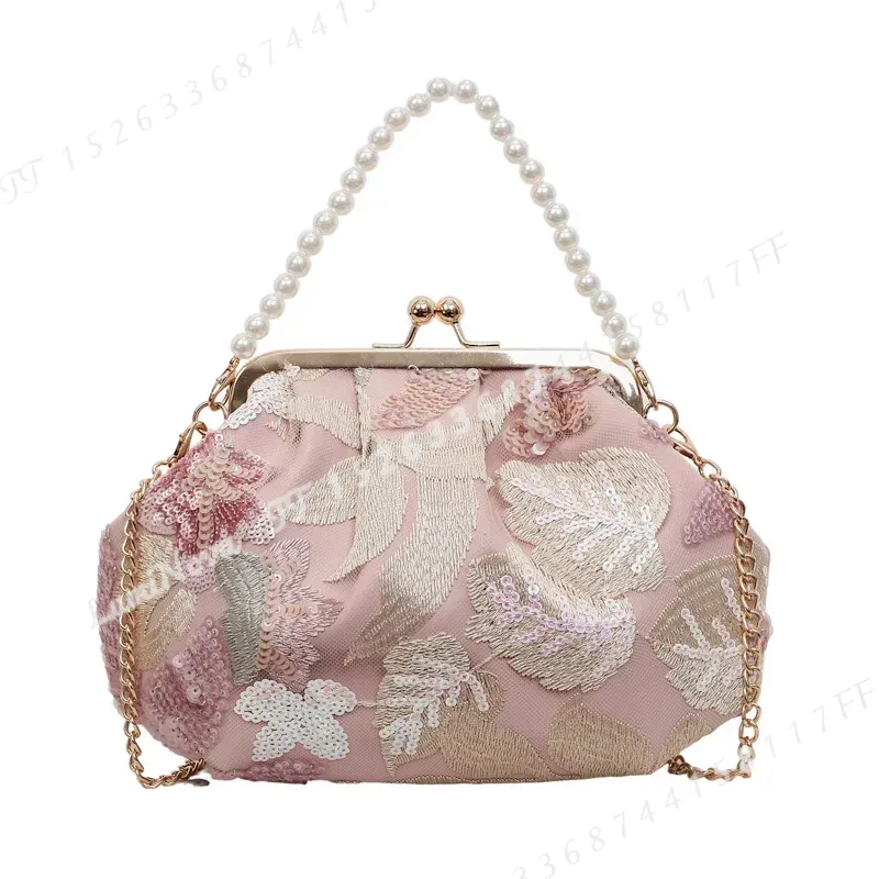 Flower Sequin Embroidered Pear - đánh giá và giá Luxury Bags For Men